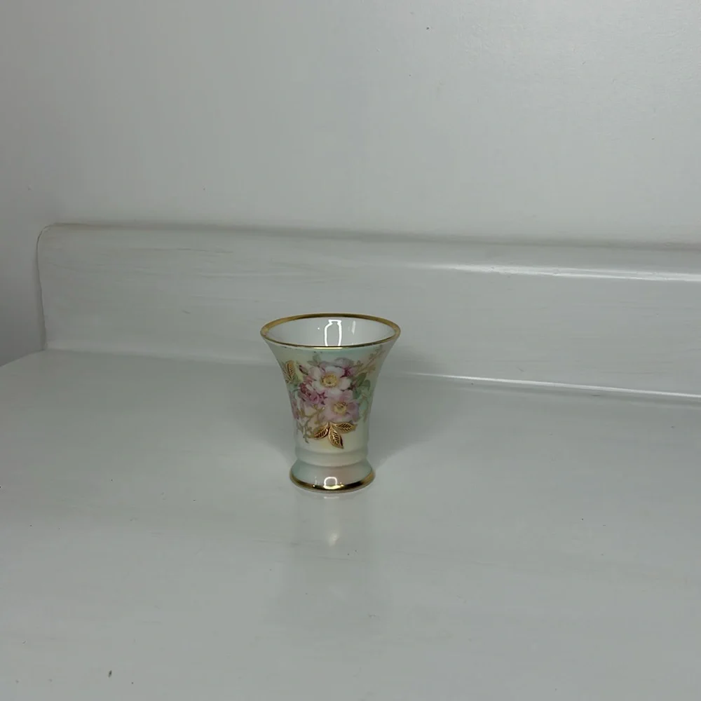 Schumann Arzberg Germany 🌹 Vintage Floral Small Porcelain Bud Vase #52 - Picture 15 of 16